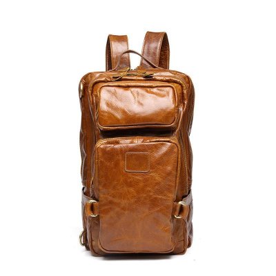 Cool Leather Mens Backpack Large Cool Vintage Large Travel Backpack Bag for Men