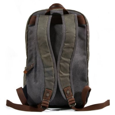 BW-Bag new cloth bag oil wax canvas bag retro outdoor backpack large capacity backpack