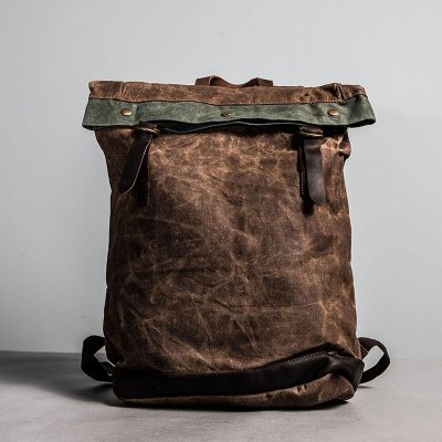 Vintage Canvas Backpack for men Travel Bag for men