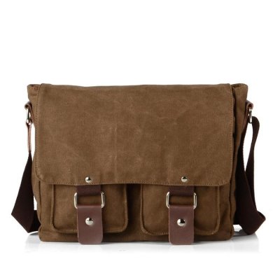 BW-Bag new casual retro bag shoulder bag canvas cross section men and women Messenger bag